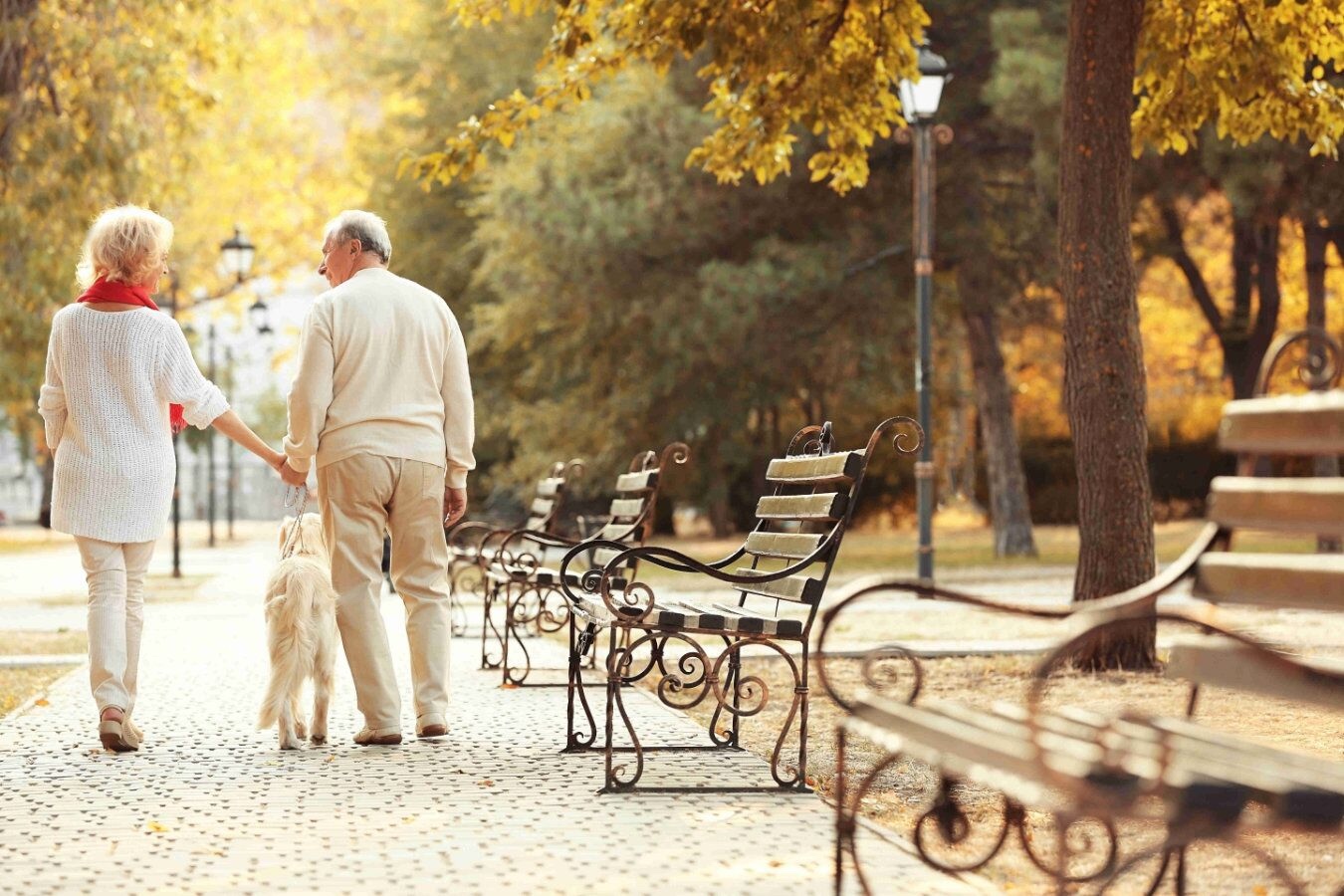 elderly couple