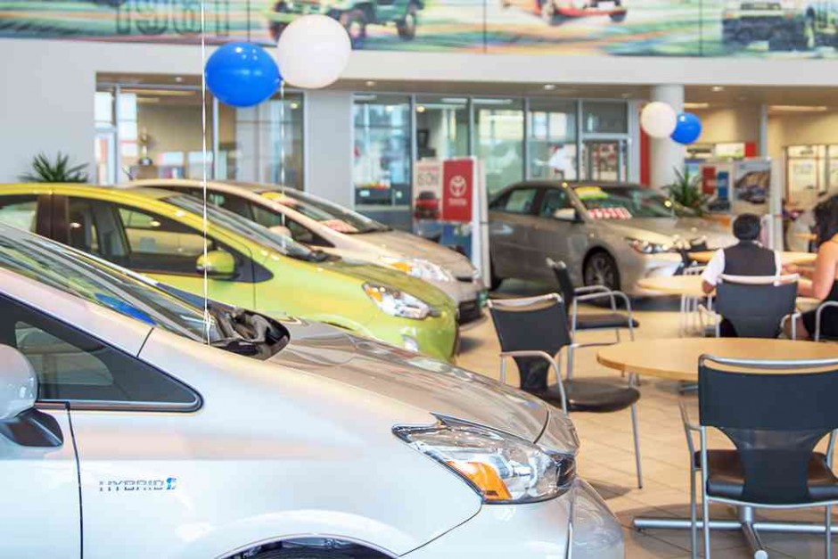 city toyota dealership interior