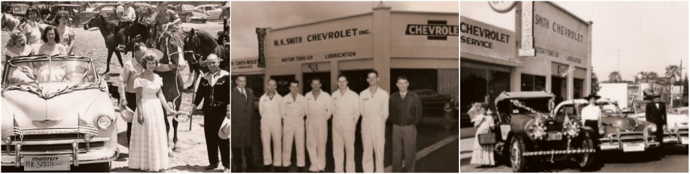 Old photos showing the history of MK Smith Chevrolet